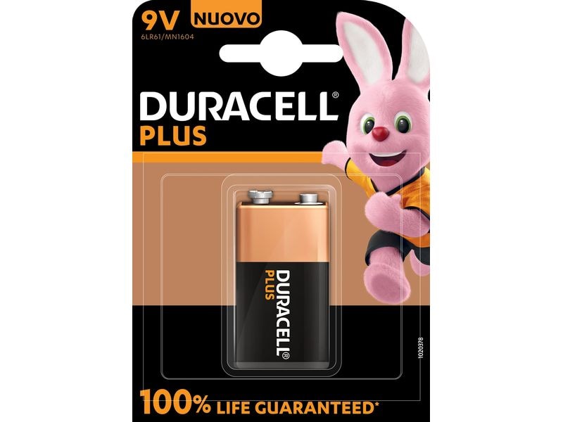 Duracell Batterie Plus Power 9V E-Block , 1 Stück 1 Stück