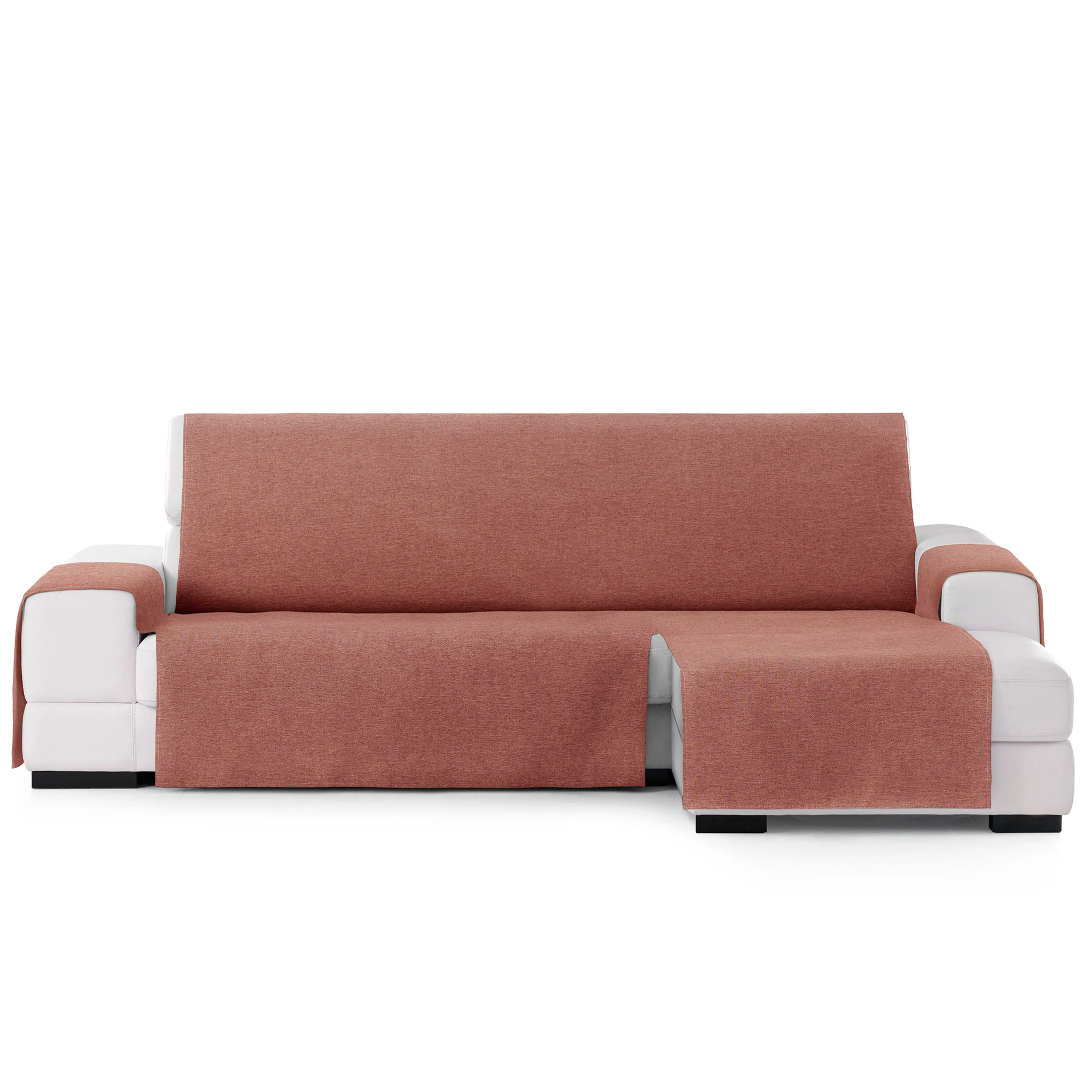 Capa protetora Vipalia para chaise longue direita de 240 cm, cor azul-claro, modelo Brisa