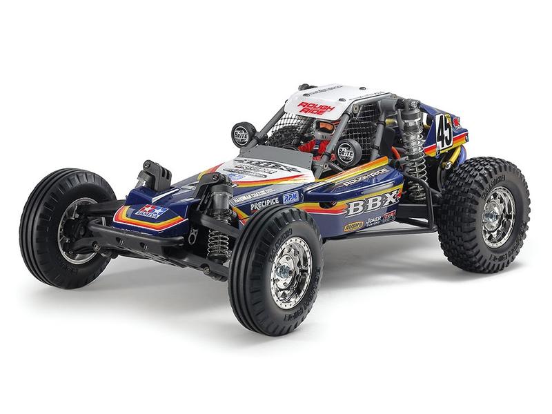Tamiya Buggy BBX, BB-01, 2WD, Bausatz, 1:10 RWD Off-Road Buggy im klassischen Design auf einer neuen Plattform