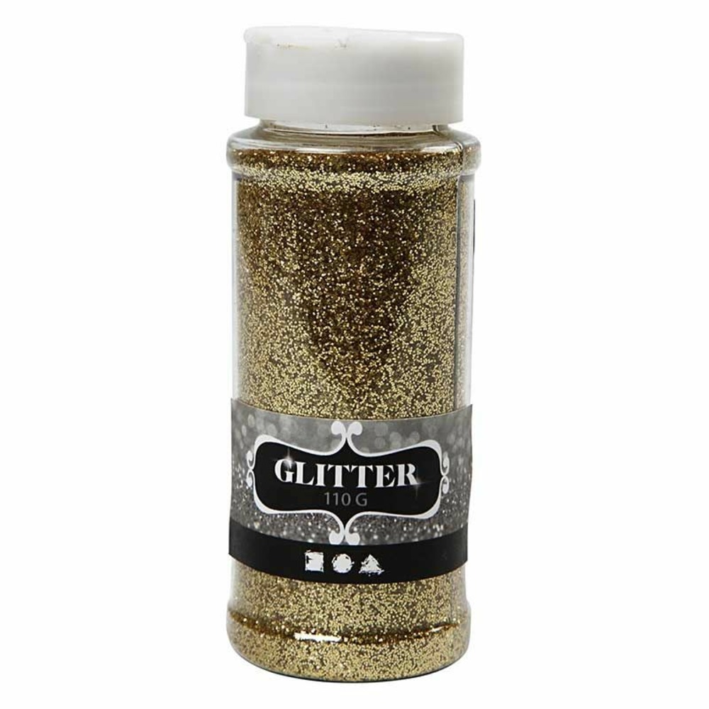 Paillettes fines dorées - 110 g