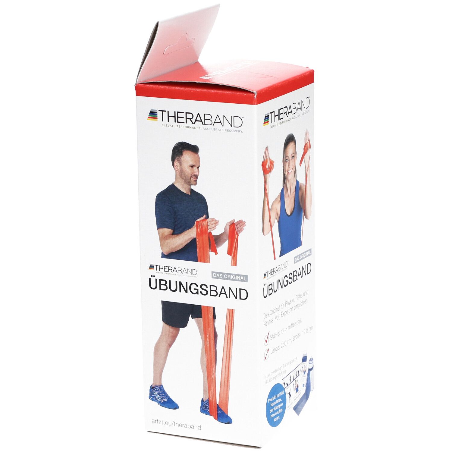 RUSSKA Theraband™  2,5 m mittel stark rot