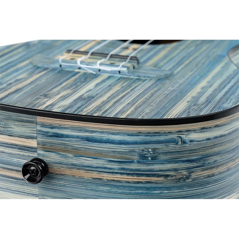 Ortega RUSWB-CC Bamboo Series Concert Size Ukulele Stonewashed concert ukelele met gigbag