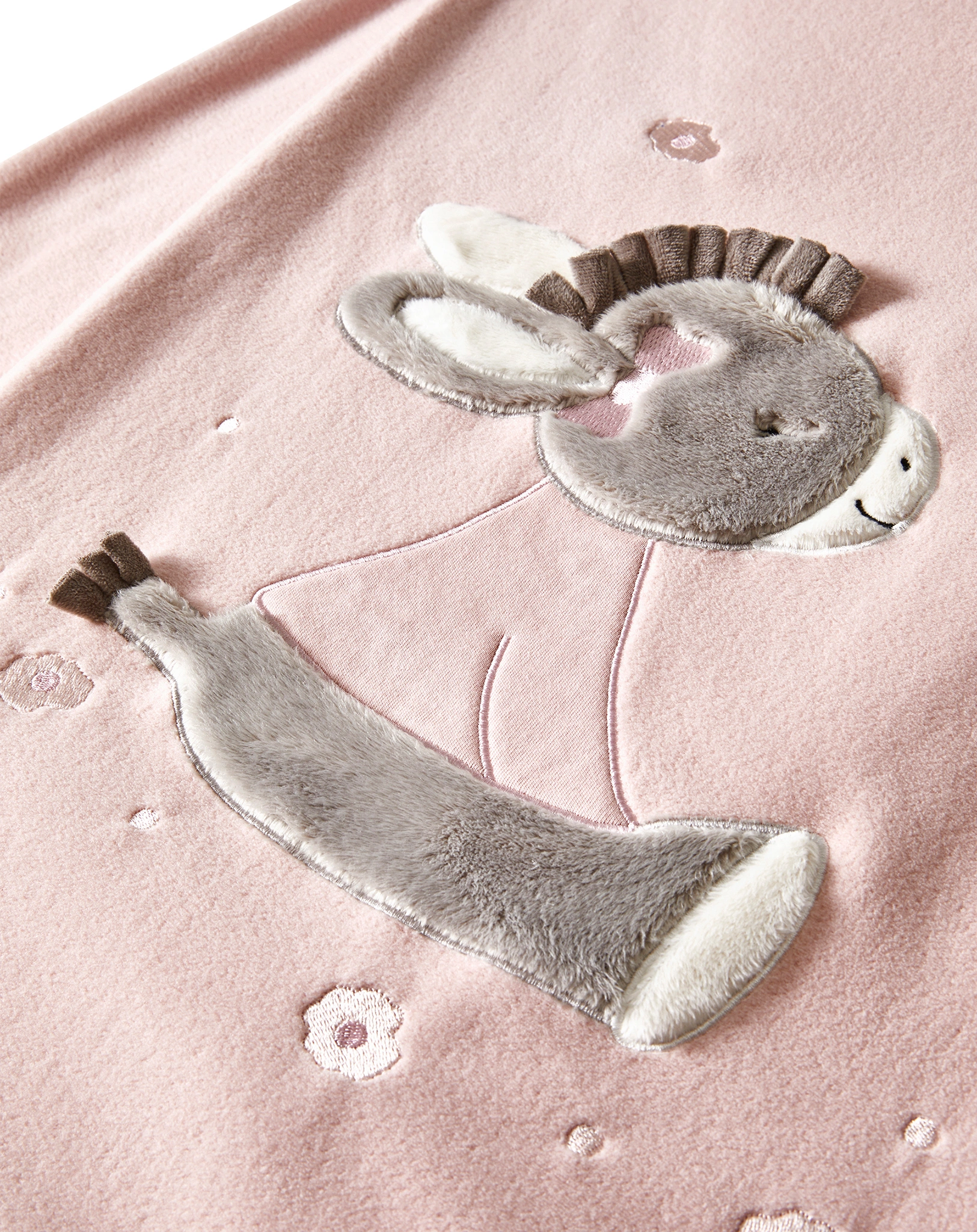 Fleece-Schmusedecke EMMI GIRL (100x75) in zartrosa
