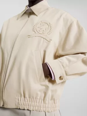 Jaqueta Coach Crest Dual Gender Relaxed Fit Twill Dual Gender