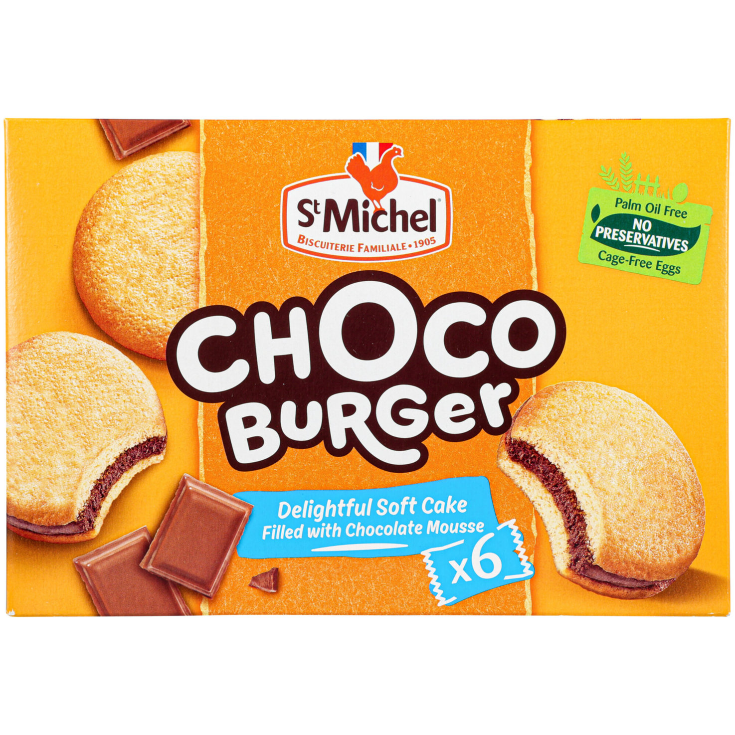 St Michel choco burger