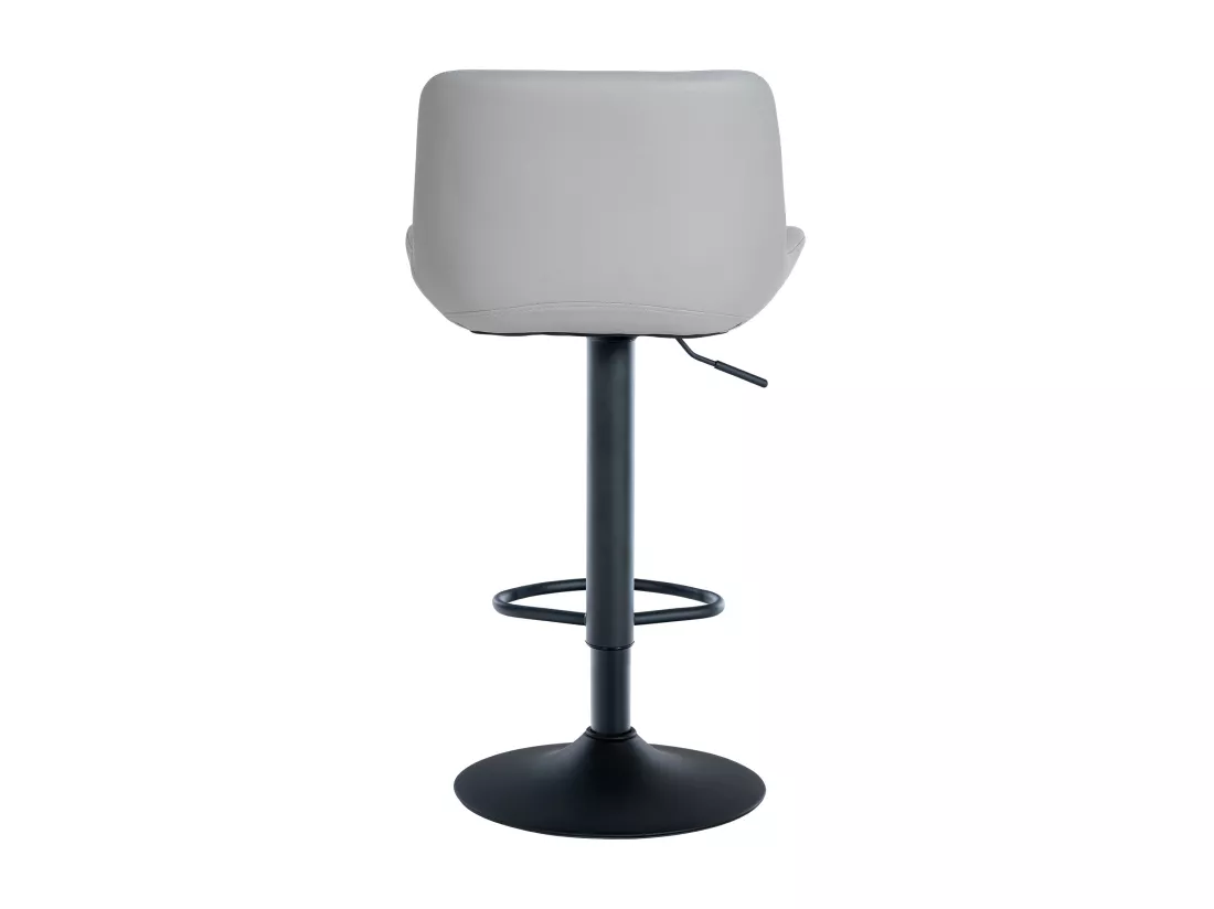 Lot de 2 Tabouret de bar - Similicuir - Gris - Tover