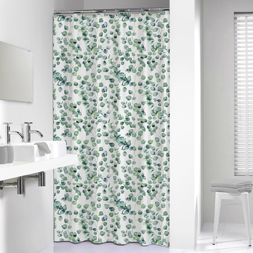Sealskin douchegordijn ayra 180x200cm groen/wit