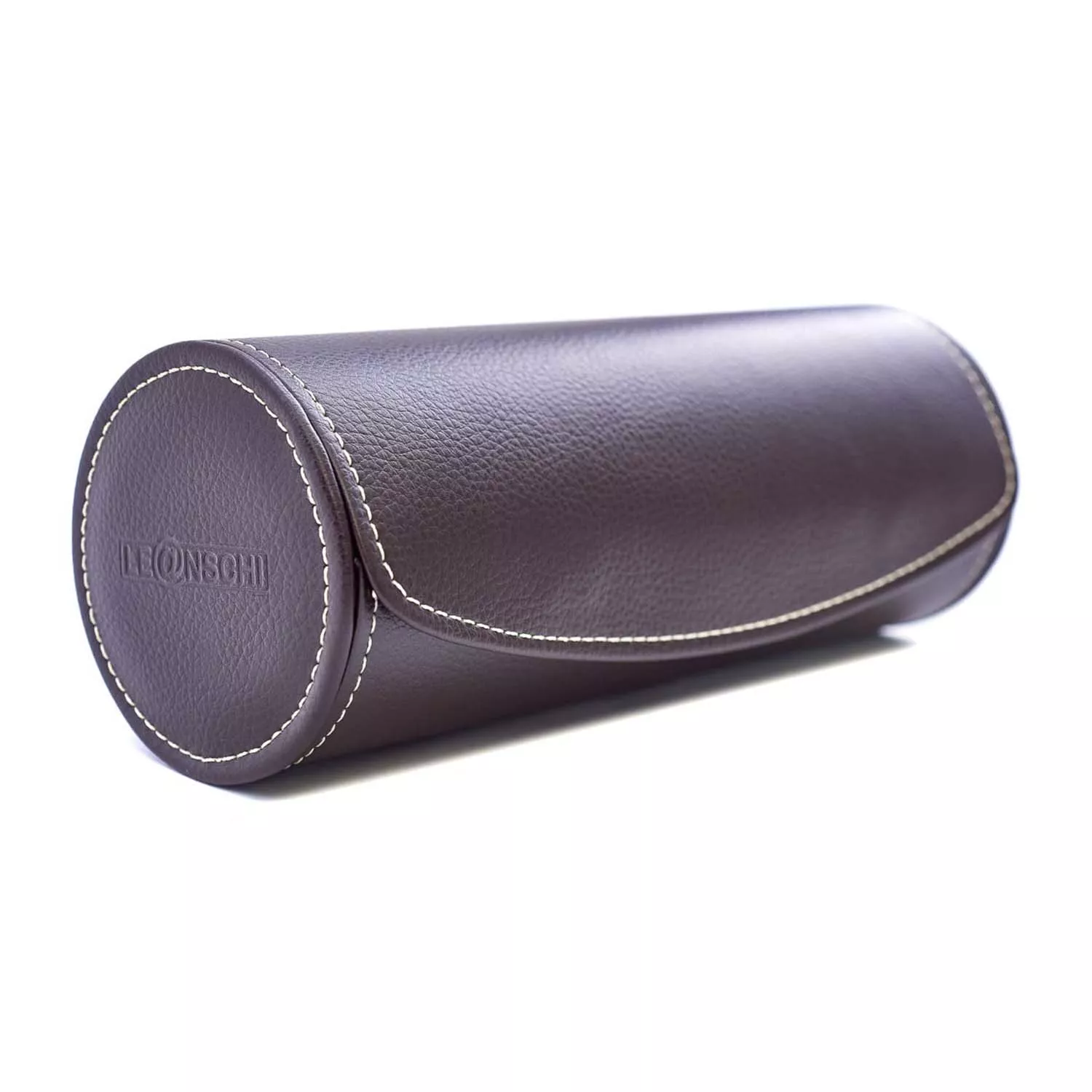 Leanschi Watch Roll 3 ure Brun Læder WRO3-CHOC