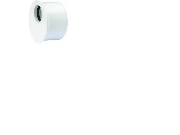 Wafix PP reduktion kort Ø50 x Ø40 mm hvid