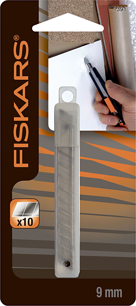 Fiskars - Knivblade Til Hobbykniv - B 9 MM - 10 Stk - 1391