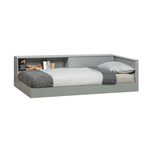 Woood Connect Hoekbed Wit 90 x 200 cm