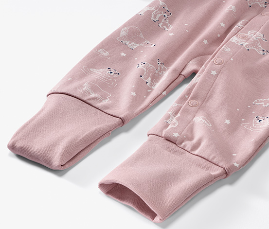 3 Baby-Pyjamas, rosa