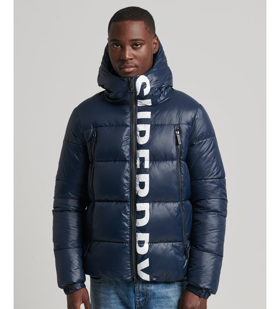 Jaqueta com capuz Superdry Mountain Alpine Navy