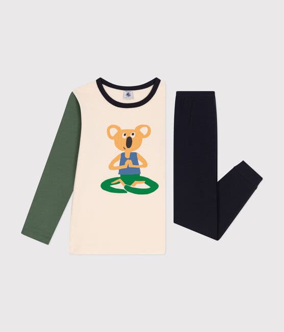Pyjama uni en coton enfant