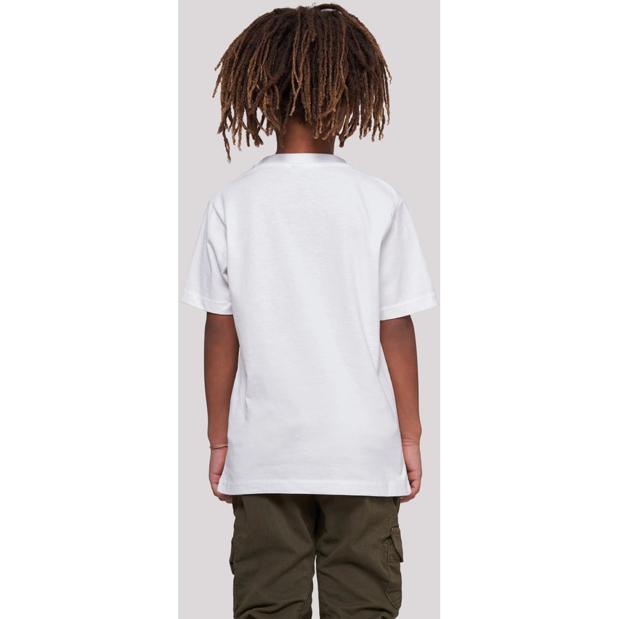 F4NT4STIC T-Shirt Fußball Feld weiß