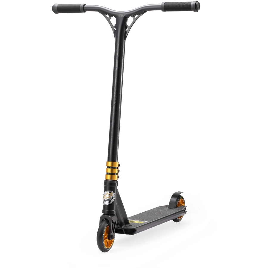 Star Scooter Roller Stunt Trick 110mm Semi Prof schwarz, gold