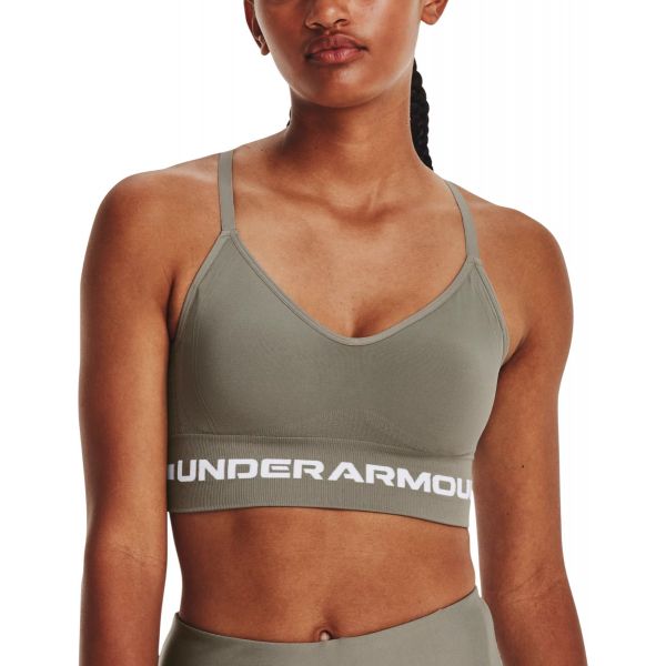 Under Armour Soutien Mulher Seamless Low Long Bra 1357719-504 XS Verde