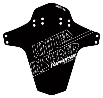 Garde-Boue Avant Reverse United in Shred Noir/Blanc