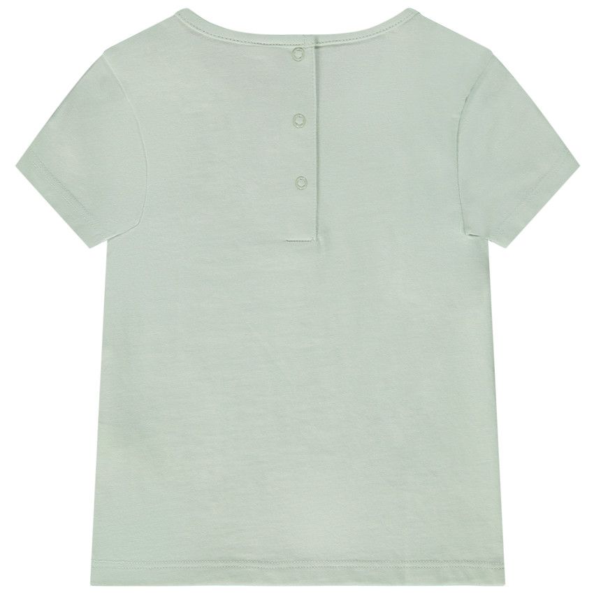 T-shirt manches courtes print fantaisie pour bébé fille - Vert