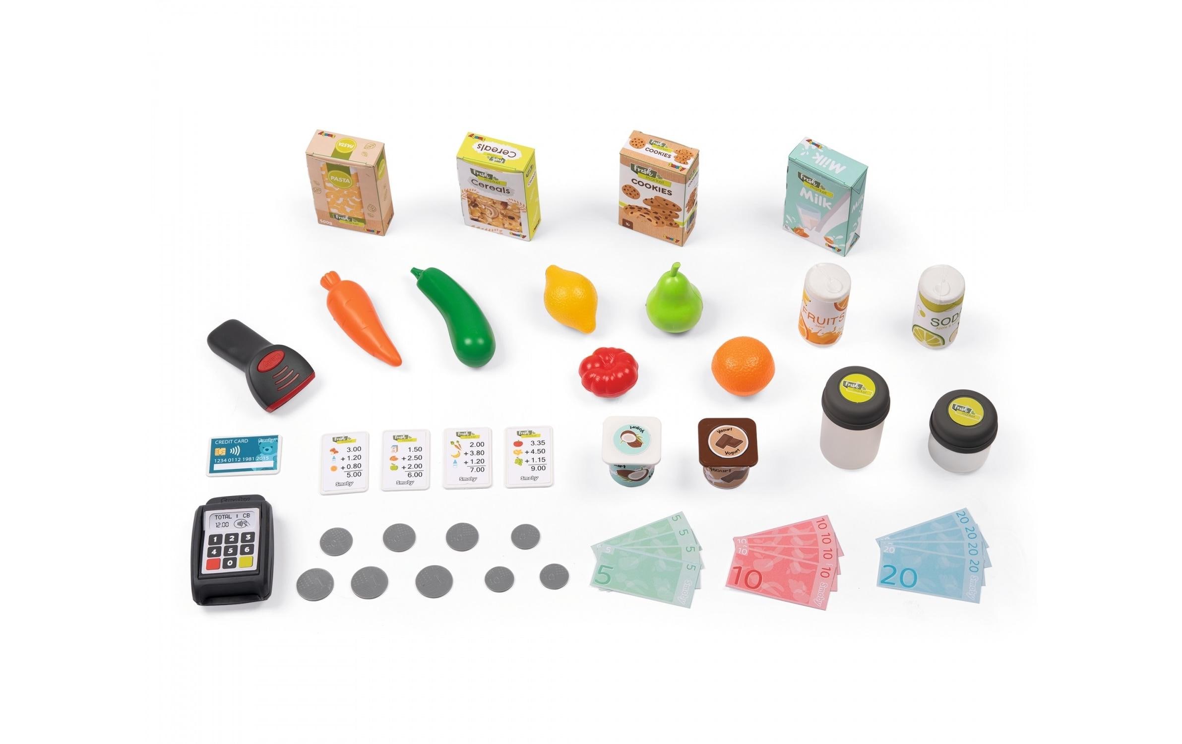 Kaufladen Fresh MarketBio-Supermarkt mit elektronischen Funktionen und viel Zubehör