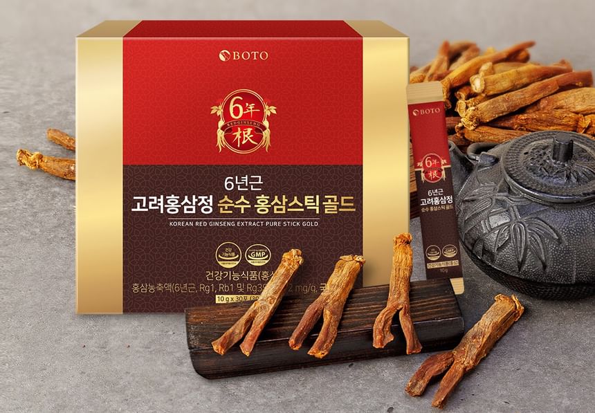 BOTO - Koreaanse rode ginseng extract pure stick goud