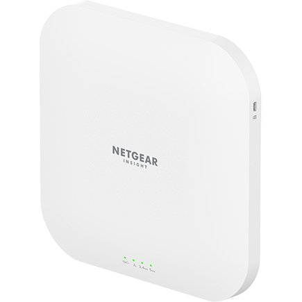 NETGEAR Insight Cloud Managed WiFi 6 AX3600 Dual Band Access Point (WAX620) 3600 Mbit/s Blanc Connexion Ethernet, supportant l'alimentation via ce port (PoE)