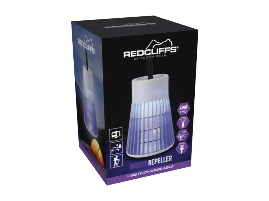 Lampe anti-moustique Well Home ABS Ø9x16,2cm