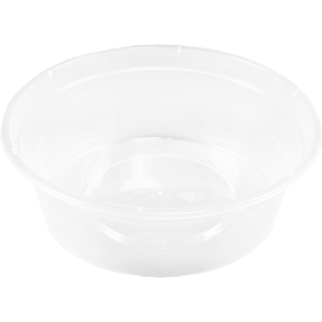 Bak, PP, 225ml, Ø119mm, kunststof cup, 39mm, transparant
