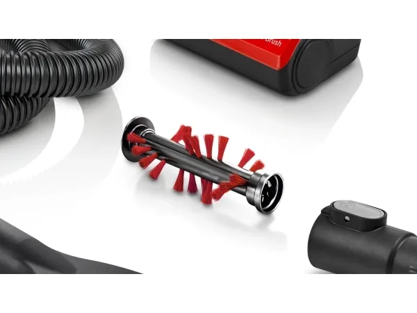Bosch Unlimited 7 BCS711PET ProAnimal - Støvsuger - pind/håndholdt (2-i-1) - uden pose - ledningsfri - rød - 1 batteri