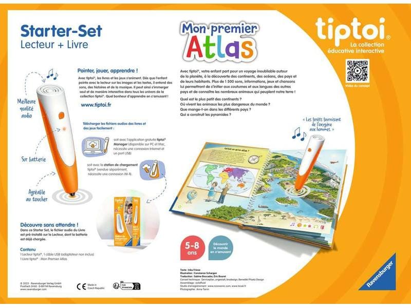 tiptoi Starter-Set Mon premier Atlas -FR- Das spielerische Lernsystem