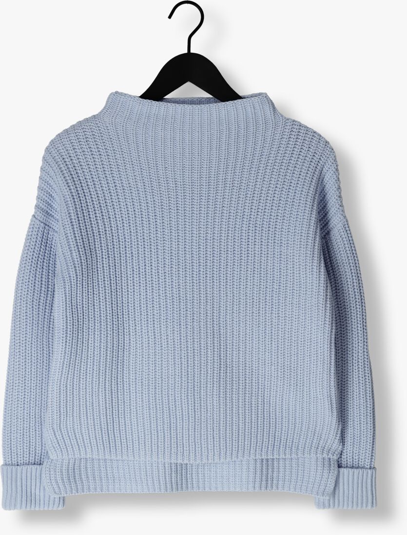 SELECTED FEMME lichtblauwe selected femme trui selma ls knit pullover b