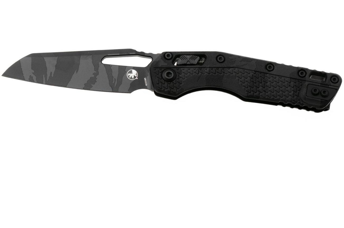 Microtech MSI Standard Issue 210T-1PMMTC-X8Z4, Tiger Camo M390MK, Tri Grip Midnight Tiger Camo Polymer zakmes