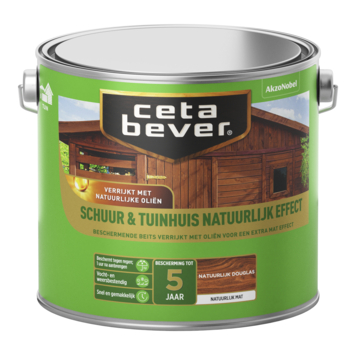 CetaBever Tuinbeits Schuur & Tuinhuis Natuurlijk Effect douglas 2,5 liter