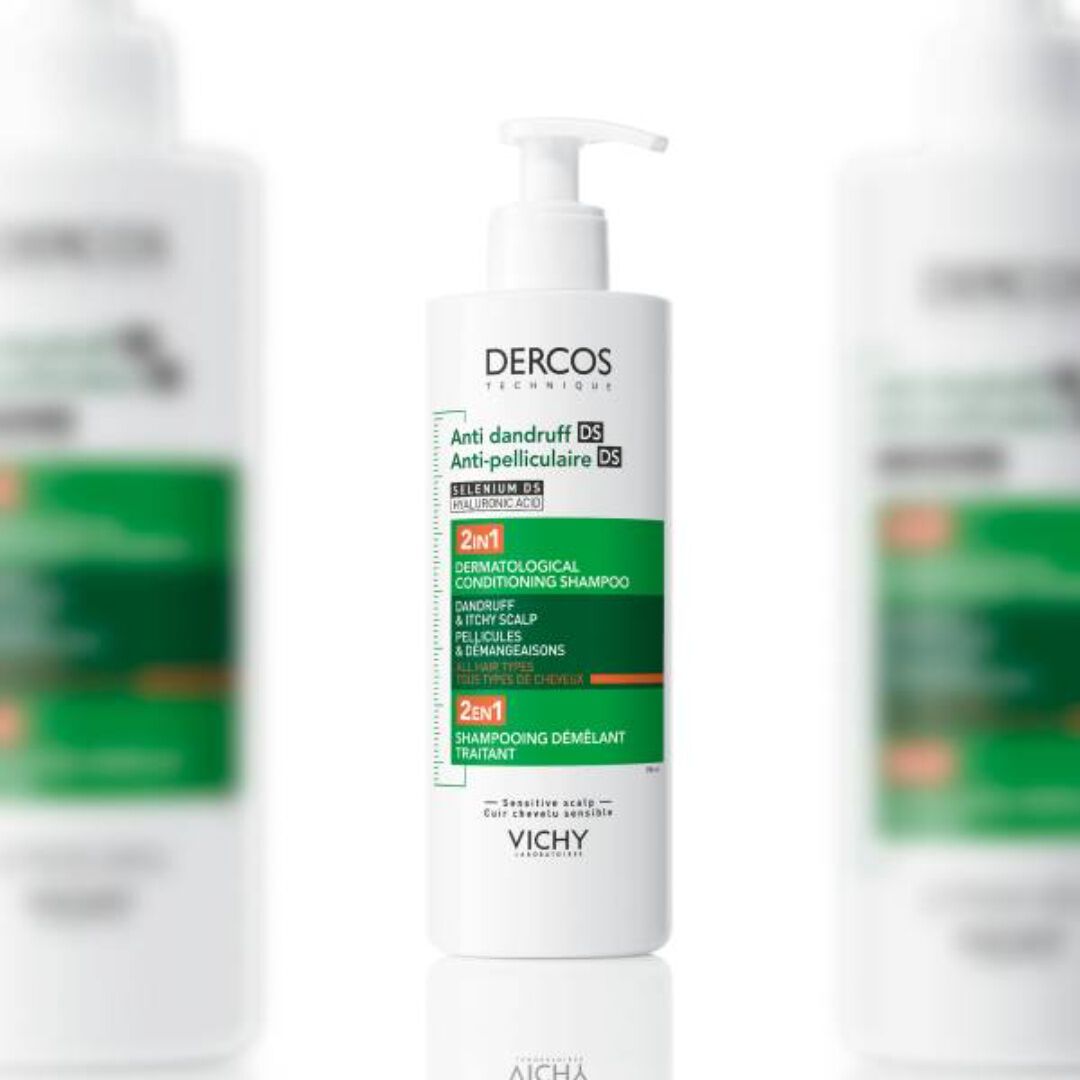 DERCOS  Champô Anticaspa 2 em 1 - 390ml