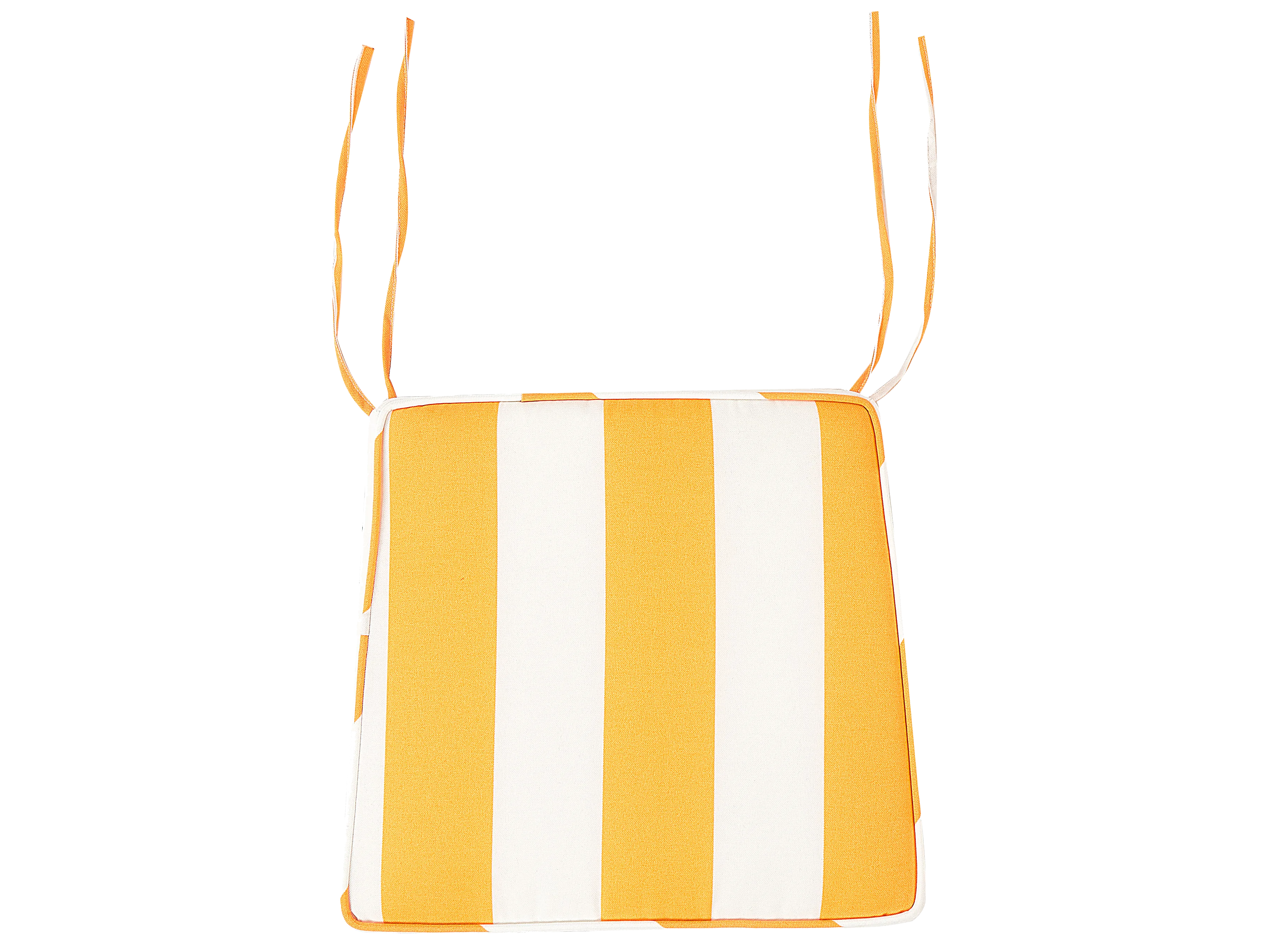 Set van 2 tuinzitkussens TERNI 37 x 34 cm Geel