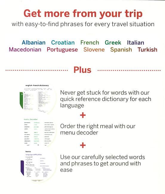 LONELY PLANET - MEDITERRANEAN EUROPE PHRASEBOOK