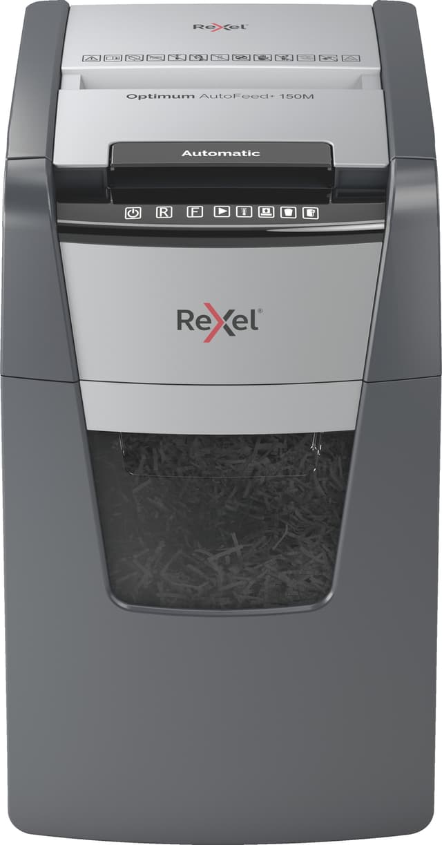 Rexel Optimum AutoFeed+ 150M mikroskåret makulator