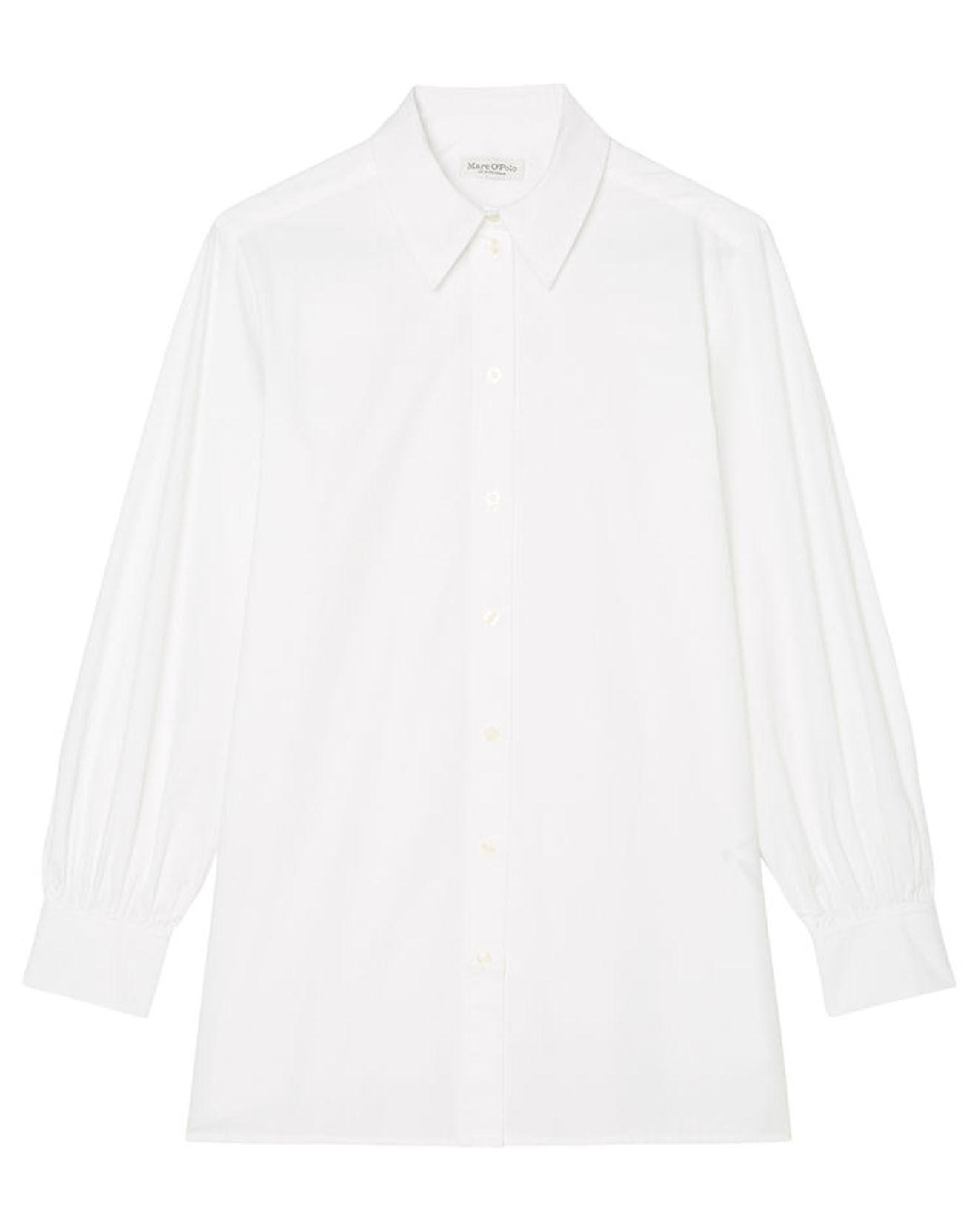 Marc O'Polo Chemise boyfriend en Popeline blanche