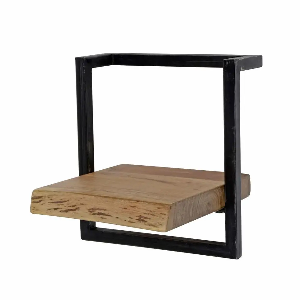 Fraaai - Woody metaal wandplank 30 cm