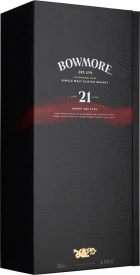 BOWMORE 21 YEARS SHERRY SINGLE MALT 70CL