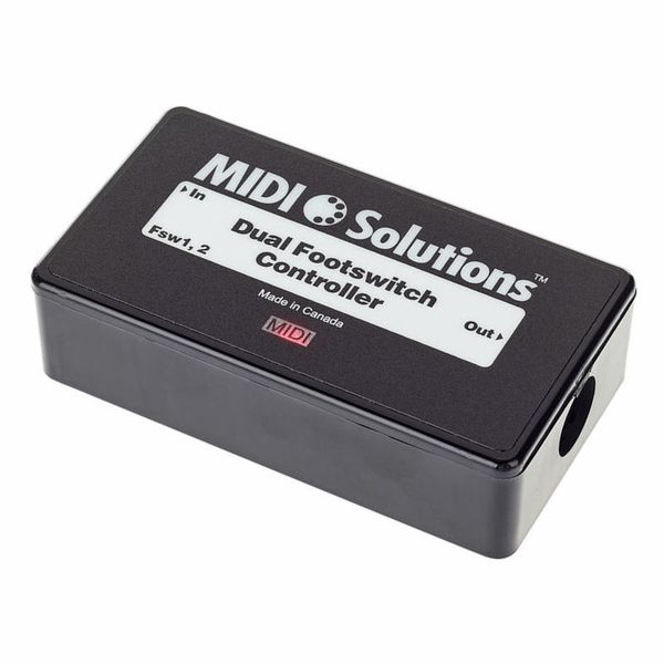 MIDI Solutions Dual Footswitch Controller