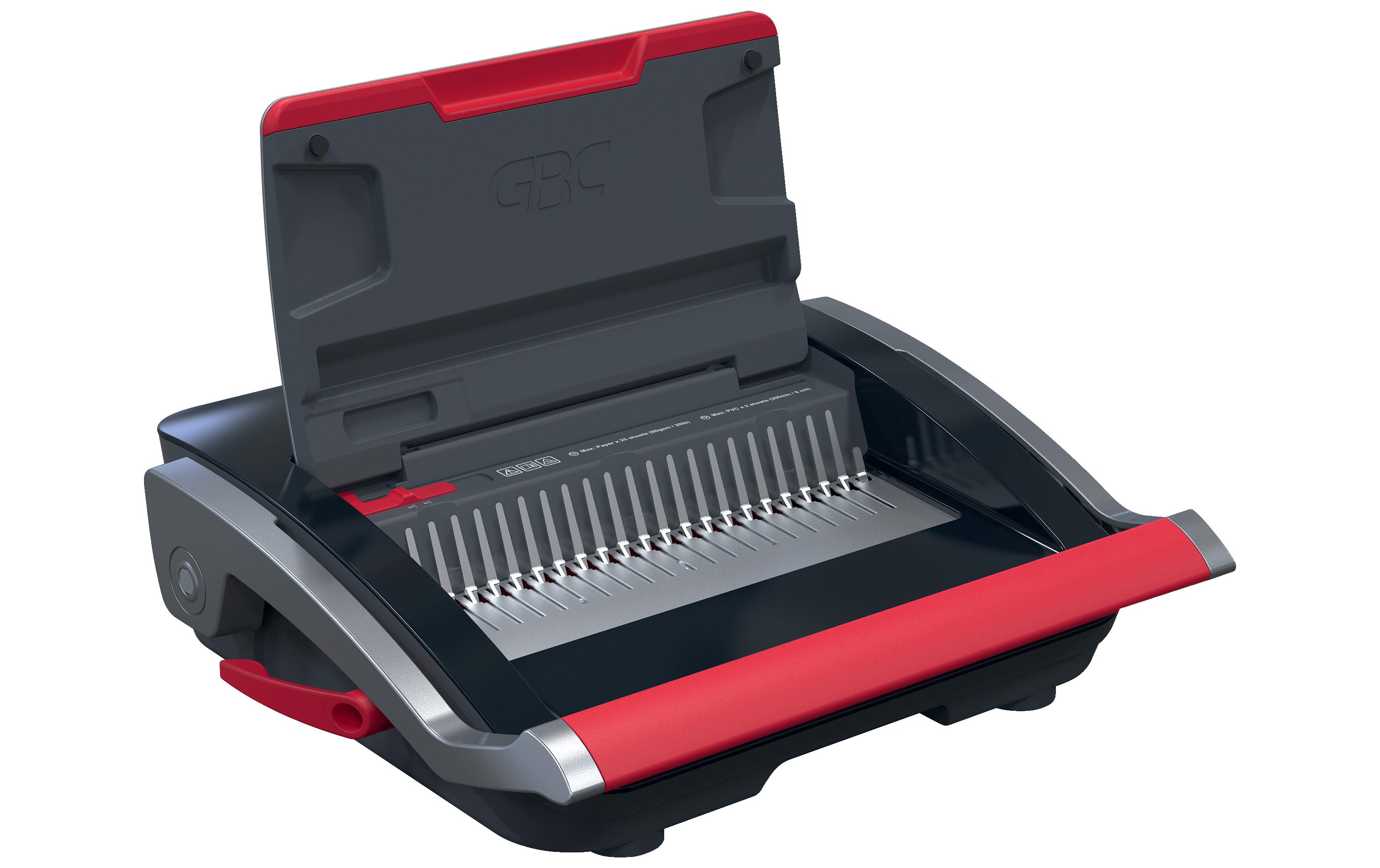 Plastikbindegerät Combbind CB25 390 Seiten<br>Spiralbindegerät