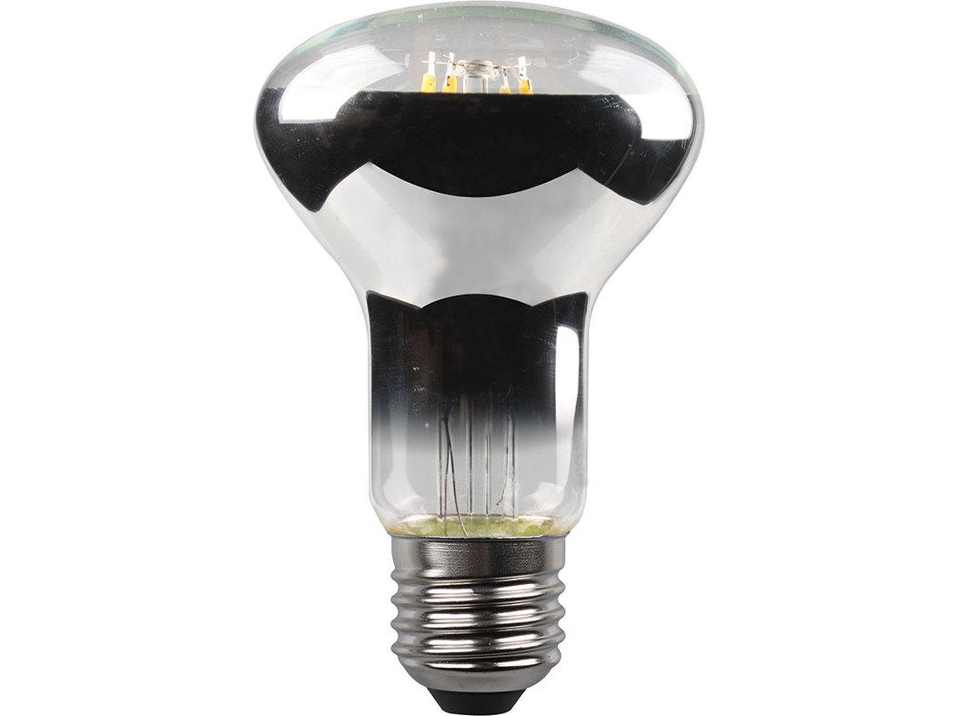 LÂMPADA LED AUCHAN E27 60W R63 LUZ AMARELA