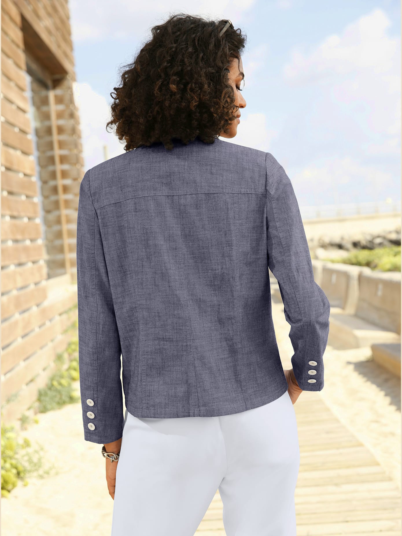Blazer femme avec col à revers