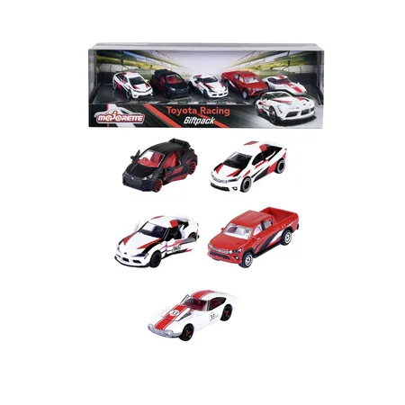 Majorette Toyota Racing 5er Geschenk-Set