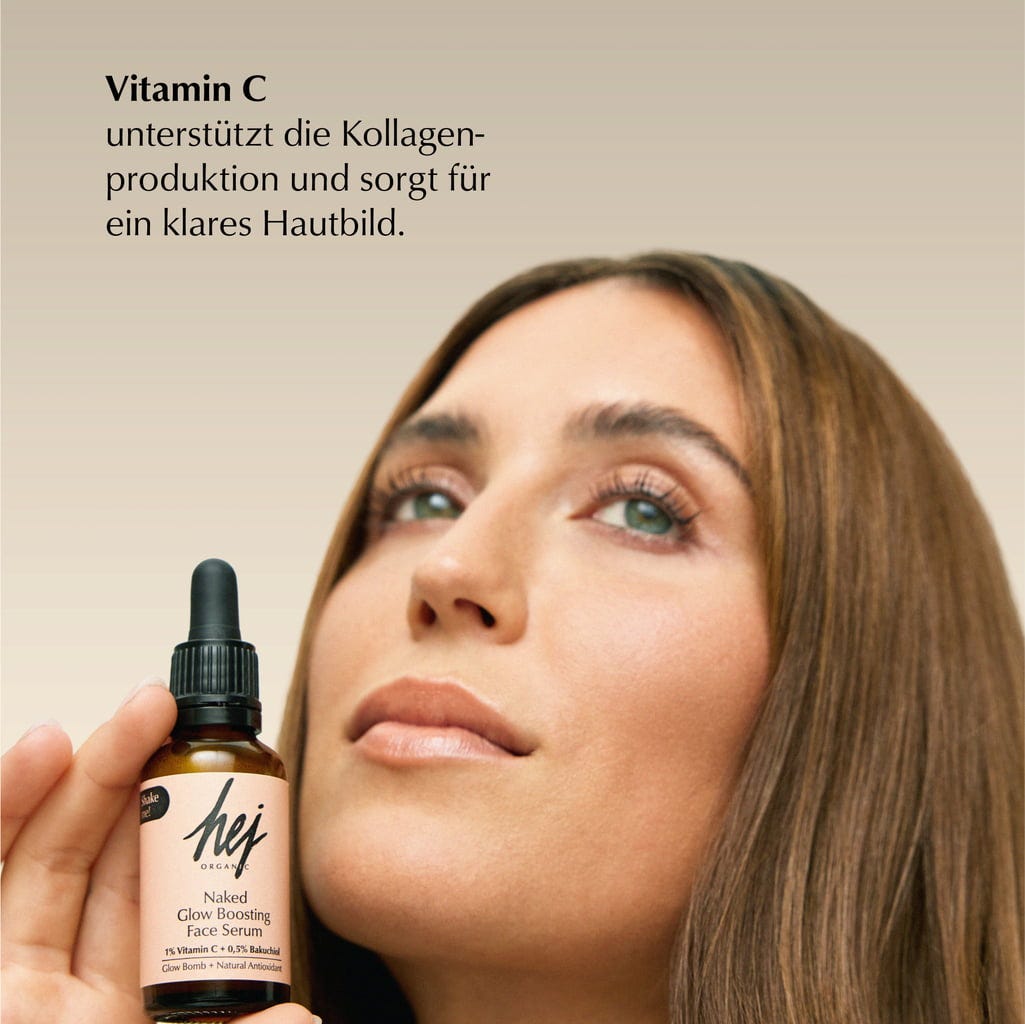 HEJ ORGANIC  Naked Glow Boosting Face Serum, 30 ml