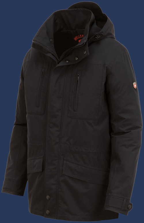 Golfjacke PolyAirLite, Schwarz