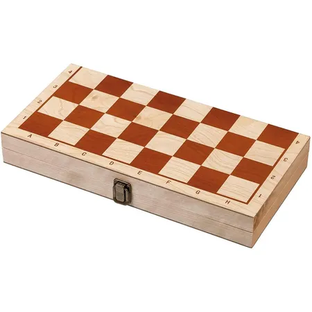 Philos Schachspiel, Feld 42 mm, Königshöhe 76 mm, Holz