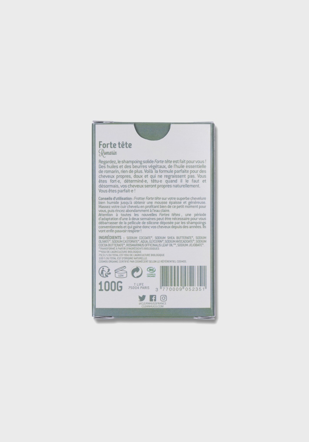 Clean Hugs Shampoo Forte Tête