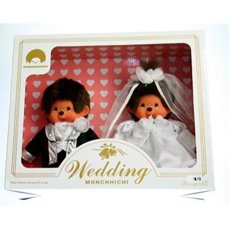 Sekiguchi Monchhichi Hochzeitspaar